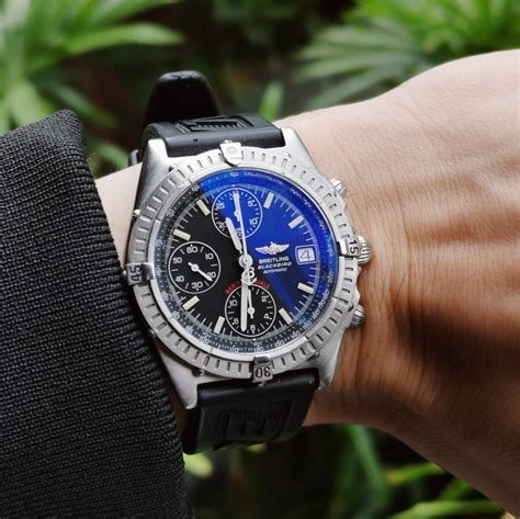 breitling chronomat blackbird a13350